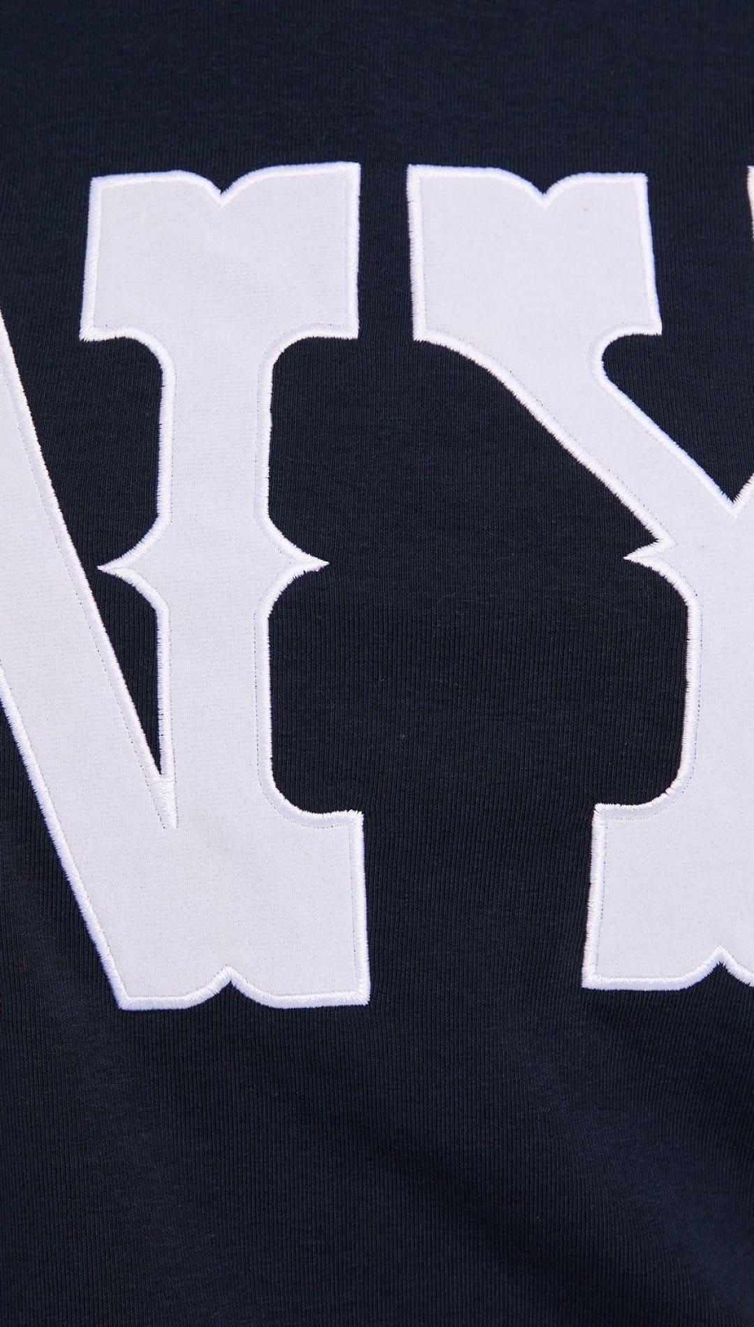 White stylized letters.