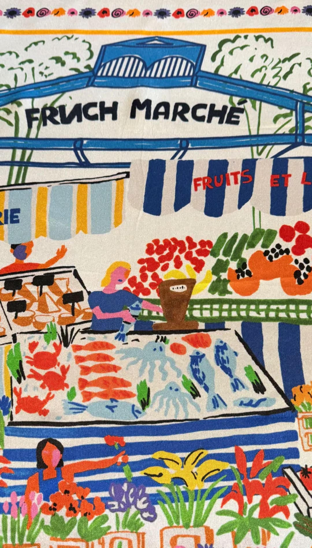 Colorful market scene.