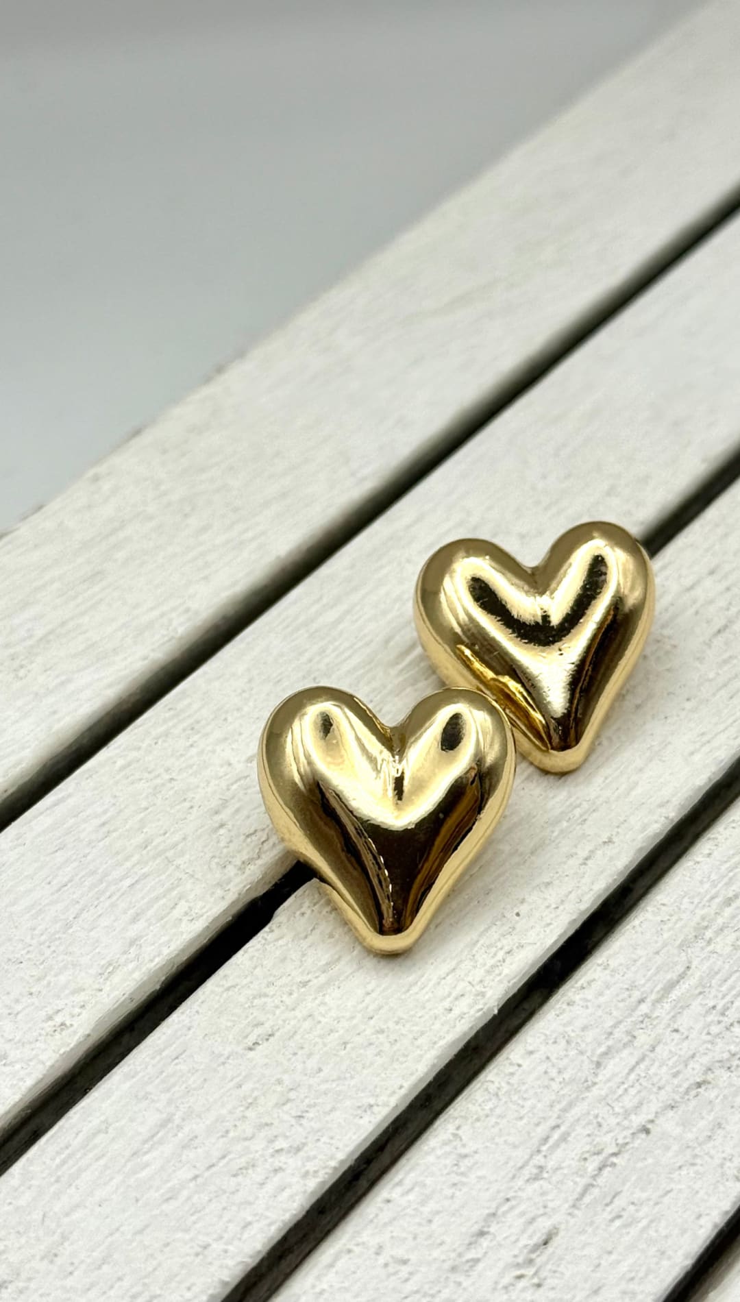 Puff Heart Earrings - 260 Jewelry