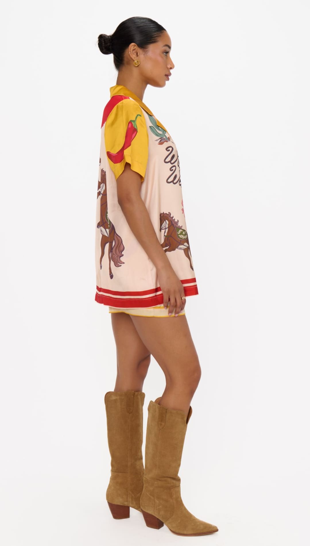 SHOW ME YOUR MUMU WOMEN 240 Intimates/Lounge Lone Star Silk Shorts - 240 Intimates/Lounge