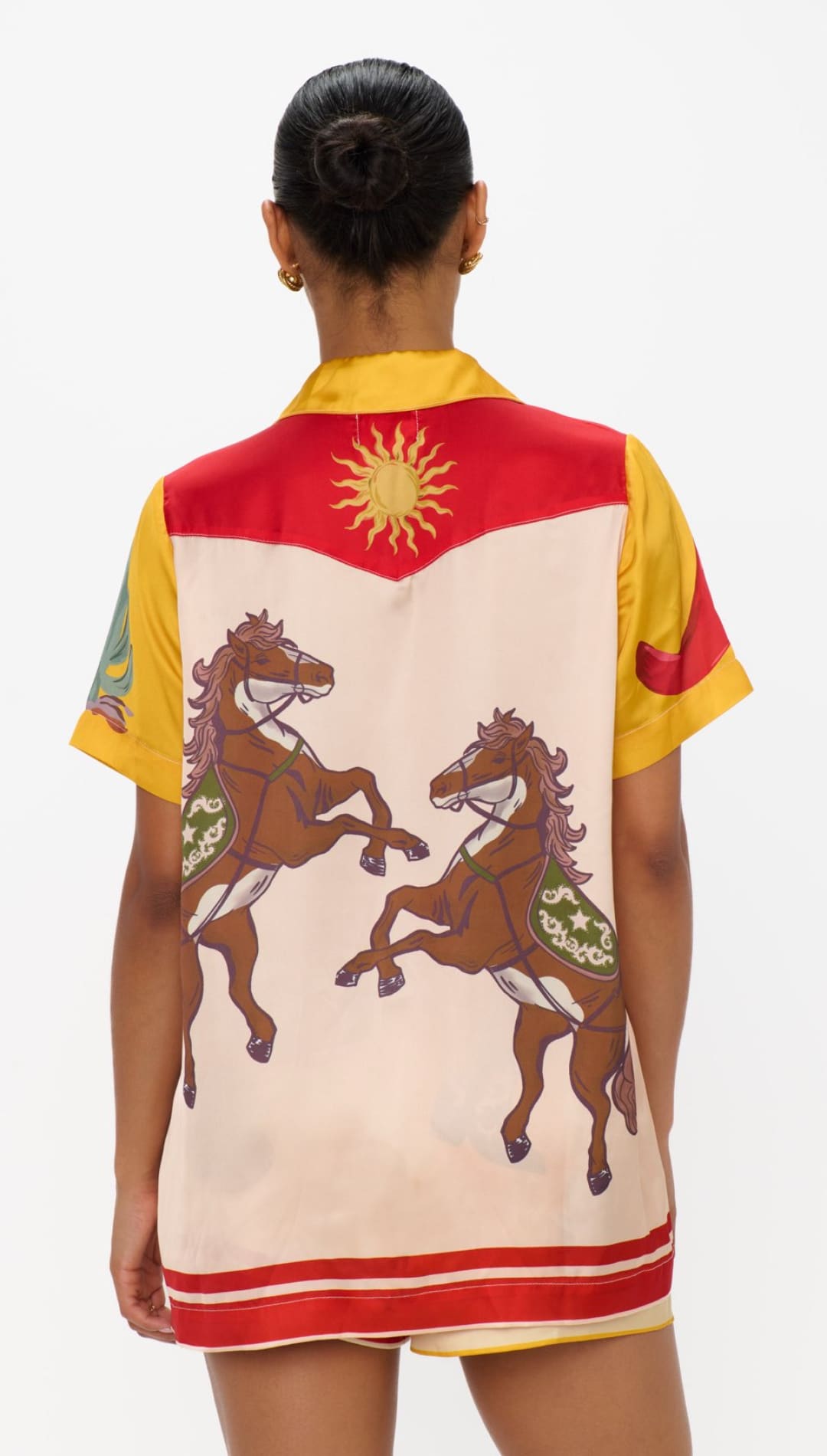 SHOW ME YOUR MUMU WOMEN 240 Intimates/Lounge Lone Star Silk Top - 240 Intimates/Lounge